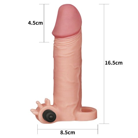 Add 2"" Pleasure X Tender Vibrating Penis Sleeve Flesh Lovetoy Add 2"" Pleasure X Tender Vibrating Penis Sleeve Flesh Lovetoy