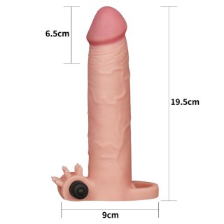 Add 3"" Pleasure X Tender Vibrating Penis Sleeve Lovetoy