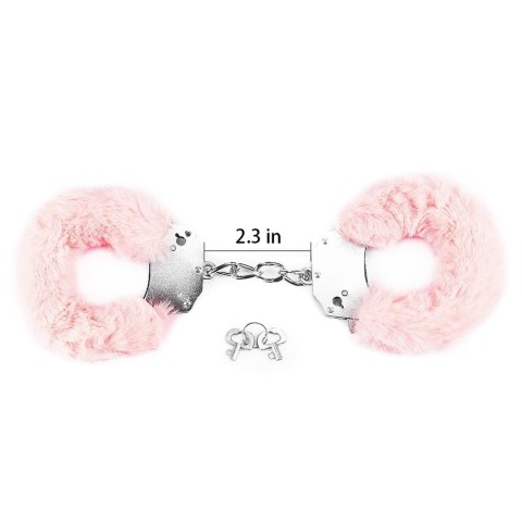 Fetish Pleasure Fluffy Handcuffs Pink Lovetoy Fetish Pleasure Fluffy Handcuffs Pink Lovetoy
