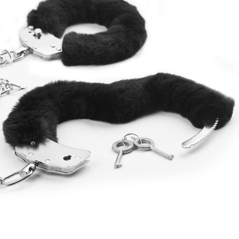 Fetish Pleasure Fluffy Leg Cuffs Black Lovetoy Fetish Pleasure Fluffy Leg Cuffs Black Lovetoy