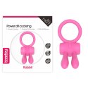 Power Clit Silicone Cockring Pink Lovetoy Power Clit Silicone Cockring Pink Lovetoy