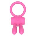 Power Clit Silicone Cockring Pink Lovetoy Power Clit Silicone Cockring Pink Lovetoy