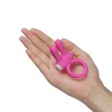 Power Clit Silicone Cockring Pink Lovetoy Power Clit Silicone Cockring Pink Lovetoy