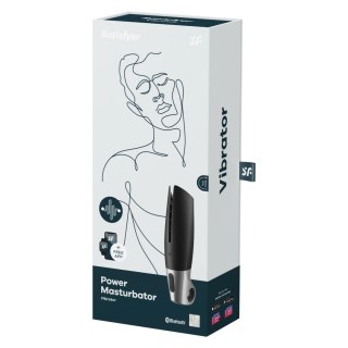 Power Masturbator Black Silver Satisfyer