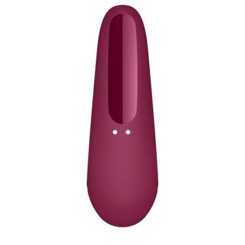 Wibrator - Curvy 1+ Air Pulse Stimulator + Vibration Rose Red Satisfyer Wibrator - Curvy 1+ Air Pulse Stimulator + Vibration Rose Red Satisfyer