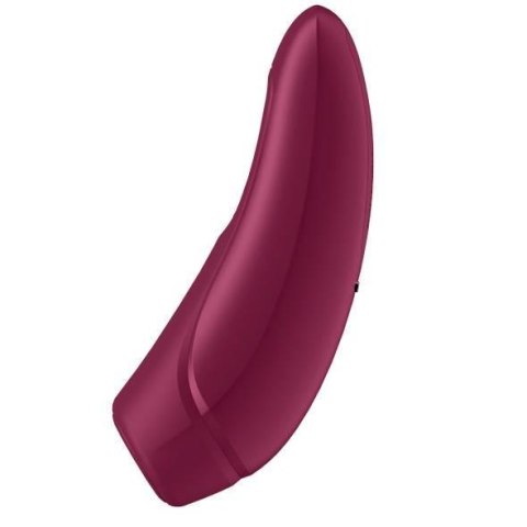 Wibrator - Curvy 1+ Air Pulse Stimulator + Vibration Rose Red Satisfyer Wibrator - Curvy 1+ Air Pulse Stimulator + Vibration Rose Red Satisfyer
