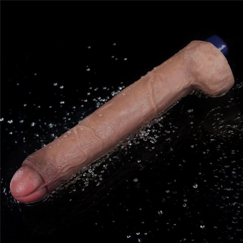 10.5" REAL SOFTEE Rechargeable Silicone Vibrating Dildo Lovetoy 10.5" REAL SOFTEE Rechargeable Silicone Vibrating Dildo Lovetoy