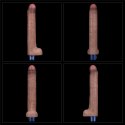 10.5" REAL SOFTEE Rechargeable Silicone Vibrating Dildo Lovetoy 10.5" REAL SOFTEE Rechargeable Silicone Vibrating Dildo Lovetoy