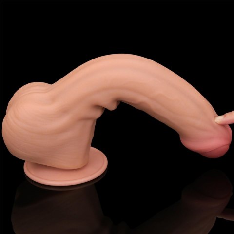 11.5'' King Sized Sliding Skin Dual Layer Dong Lovetoy 11.5'' King Sized Sliding Skin Dual Layer Dong Lovetoy