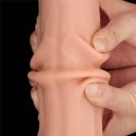 11.5'' King Sized Sliding Skin Dual Layer Dong Lovetoy 11.5'' King Sized Sliding Skin Dual Layer Dong Lovetoy