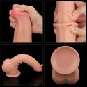 11.5'' King Sized Sliding Skin Dual Layer Dong Lovetoy 11.5'' King Sized Sliding Skin Dual Layer Dong Lovetoy