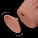 12'' King Sized Sliding Skin Dual Layer Dong Lovetoy 12'' King Sized Sliding Skin Dual Layer Dong Lovetoy