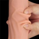 12'' King Sized Sliding Skin Dual Layer Dong Lovetoy 12'' King Sized Sliding Skin Dual Layer Dong Lovetoy