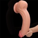 12'' King Sized Sliding Skin Dual Layer Dong Lovetoy 12'' King Sized Sliding Skin Dual Layer Dong Lovetoy
