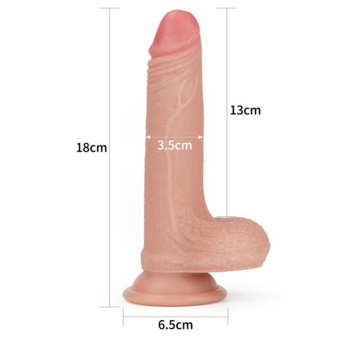 7'' Dual layered Platinum Silicone Cock Lovetoy 7'' Dual layered Platinum Silicone Cock Lovetoy