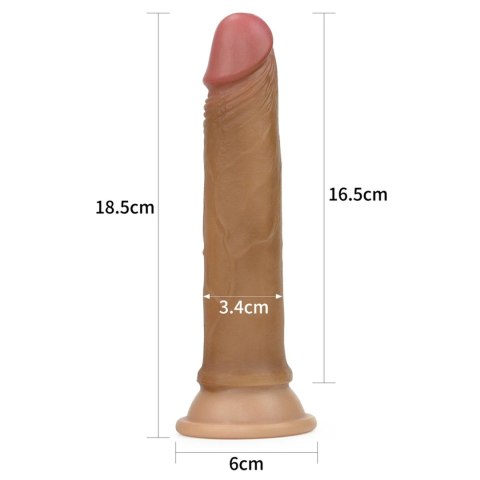 7'' Dual layered Platinum Silicone Cock Lovetoy 7'' Dual layered Platinum Silicone Cock Lovetoy