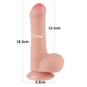 7'' Sliding Skin Dual Layer Dong Flesh Lovetoy 7'' Sliding Skin Dual Layer Dong Flesh Lovetoy