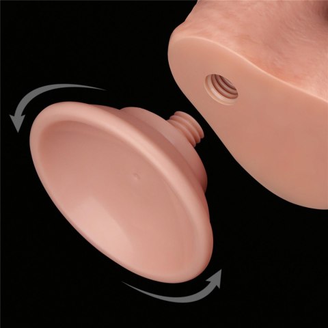 7'' Sliding Skin Dual Layer Dong Flesh Lovetoy 7'' Sliding Skin Dual Layer Dong Flesh Lovetoy