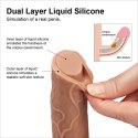 8.5'' Dual layered Platinum Silicone Cock Lovetoy 8.5'' Dual layered Platinum Silicone Cock Lovetoy