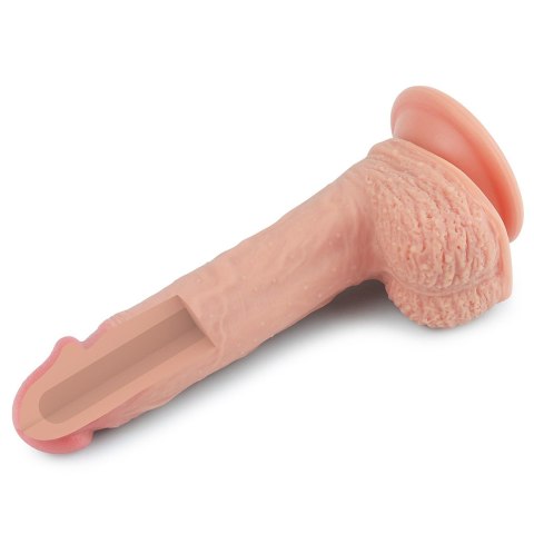 8.5'' Dual layered Platinum Silicone Cock Lovetoy 8.5'' Dual layered Platinum Silicone Cock Lovetoy