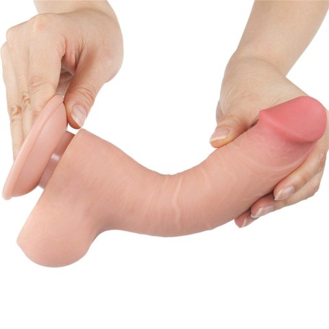 8'' Sliding Skin Dual Layer Dong Flesh Lovetoy 8'' Sliding Skin Dual Layer Dong Flesh Lovetoy