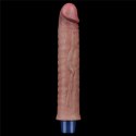 9.5" REAL SOFTEE Rechargeable Silicone Vibrating Dildo Lovetoy 9.5" REAL SOFTEE Rechargeable Silicone Vibrating Dildo Lovetoy