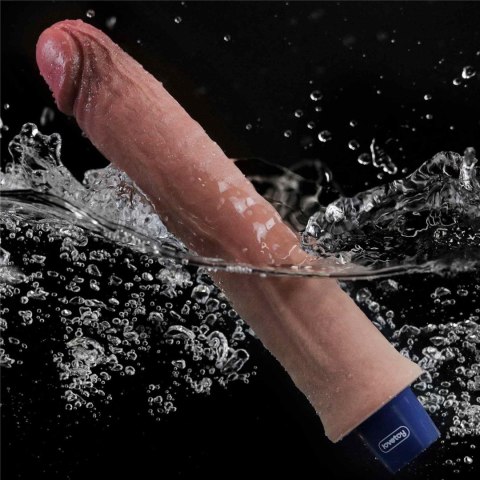 9.5" REAL SOFTEE Rechargeable Silicone Vibrating Dildo Lovetoy 9.5" REAL SOFTEE Rechargeable Silicone Vibrating Dildo Lovetoy