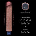 9.5" REAL SOFTEE Rechargeable Silicone Vibrating Dildo Lovetoy 9.5" REAL SOFTEE Rechargeable Silicone Vibrating Dildo Lovetoy