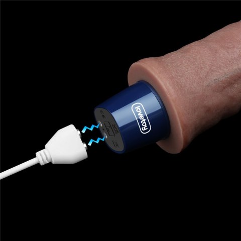 9.5" REAL SOFTEE Rechargeable Silicone Vibrating Dildo Lovetoy 9.5" REAL SOFTEE Rechargeable Silicone Vibrating Dildo Lovetoy
