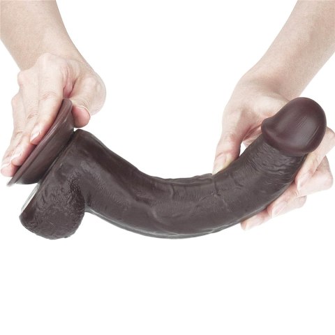 9.5'' Sliding Skin Dual Layer Dong - Black Lovetoy 9.5'' Sliding Skin Dual Layer Dong - Black Lovetoy