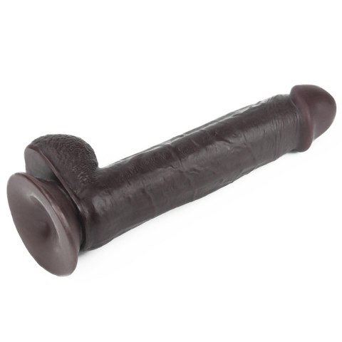 9.5'' Sliding Skin Dual Layer Dong - Black Lovetoy 9.5'' Sliding Skin Dual Layer Dong - Black Lovetoy