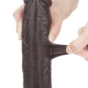 9.5'' Sliding Skin Dual Layer Dong - Black Lovetoy 9.5'' Sliding Skin Dual Layer Dong - Black Lovetoy