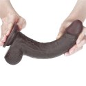 9'' Sliding Skin Dual Layer Dong - Black Lovetoy 9'' Sliding Skin Dual Layer Dong - Black Lovetoy