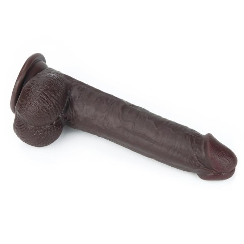 9'' Sliding Skin Dual Layer Dong - Black Lovetoy 9'' Sliding Skin Dual Layer Dong - Black Lovetoy