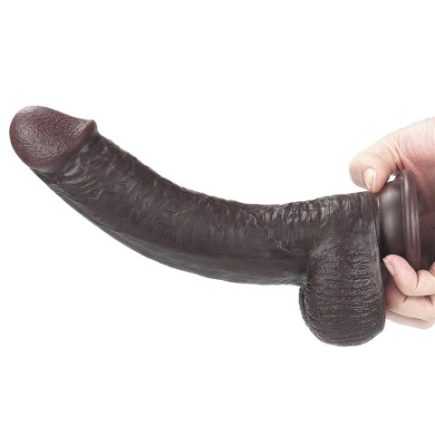 9'' Sliding Skin Dual Layer Dong - Black Lovetoy 9'' Sliding Skin Dual Layer Dong - Black Lovetoy
