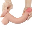 9'' Sliding Skin Dual Layer Dong Flesh Lovetoy 9'' Sliding Skin Dual Layer Dong Flesh Lovetoy