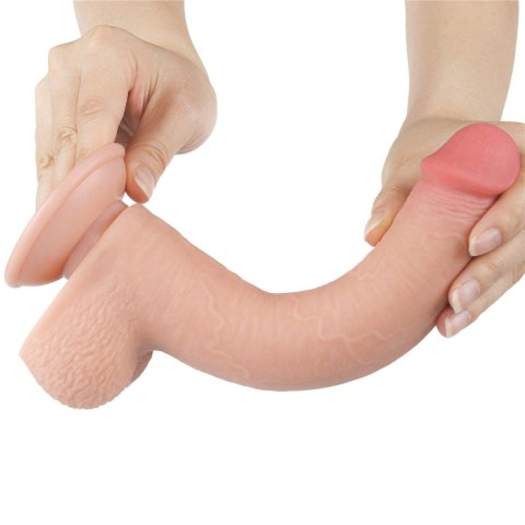 9'' Sliding Skin Dual Layer Dong Flesh Lovetoy 9'' Sliding Skin Dual Layer Dong Flesh Lovetoy