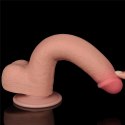 9'' Sliding Skin Dual Layer Dong Flesh Lovetoy 9'' Sliding Skin Dual Layer Dong Flesh Lovetoy