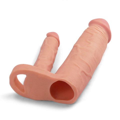 Add 2"" Pleasure X Tender Double Penis Sleeve Lovetoy Add 2"" Pleasure X Tender Double Penis Sleeve Lovetoy