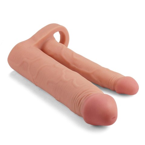 Add 2"" Pleasure X Tender Double Penis Sleeve Lovetoy Add 2"" Pleasure X Tender Double Penis Sleeve Lovetoy