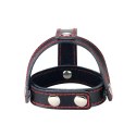 Bondage Fetish TStyle Leather Cockring With Ball Divider Lovetoy Bondage Fetish TStyle Leather Cockring With Ball Divider Lovetoy