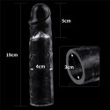 Flawless Clear Penis Sleeve Add 2'' Lovetoy Flawless Clear Penis Sleeve Add 2'' Lovetoy
