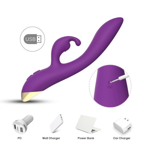 Wibrator Króliczek - Bonnie Purple B - Series Joy Wibrator Króliczek - Bonnie Purple B - Series Joy