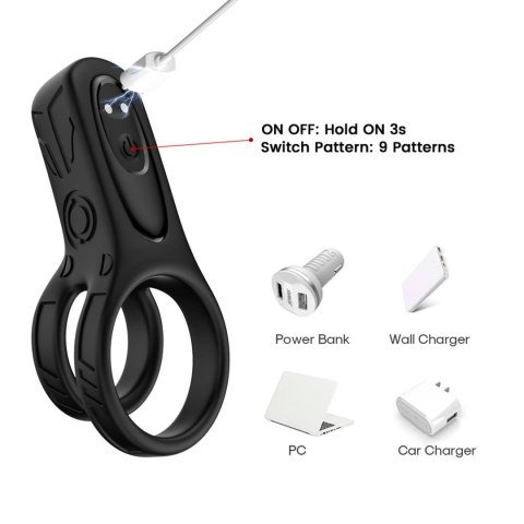 Mechao Black, 9 vibration functions B - Series Joy Mechao Black, 9 vibration functions B - Series Joy