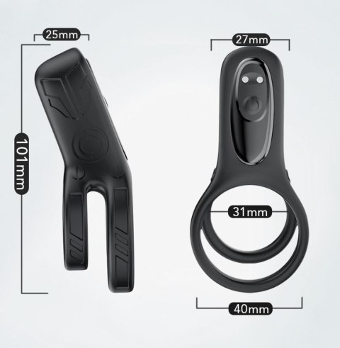 Mechao Black, 9 vibration functions B - Series Joy Mechao Black, 9 vibration functions B - Series Joy