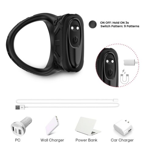 Mechay Black, 9 vibration functions B - Series Joy Mechay Black, 9 vibration functions B - Series Joy