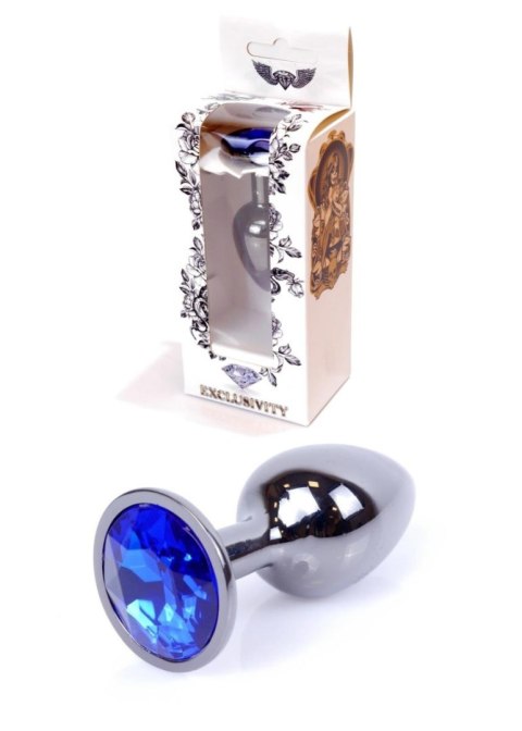 Plug-Jewellery Dark Silver PLUG- Dark Blue B - Series HeavyFun Plug-Jewellery Dark Silver PLUG- Dark Blue B - Series HeavyFun
