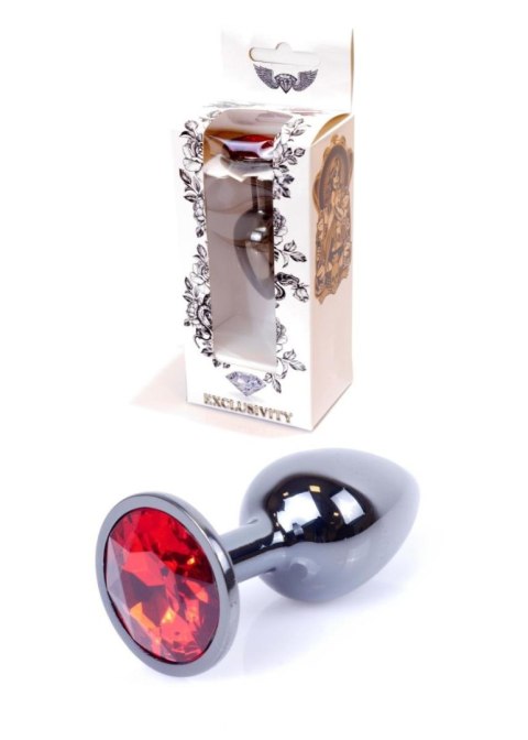 Plug-Jewellery Dark Silver PLUG- Red B - Series HeavyFun Plug-Jewellery Dark Silver PLUG- Red B - Series HeavyFun