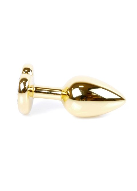 Plug-Jewellery Gold Heart PLUG- Pink B - Series HeavyFun Plug-Jewellery Gold Heart PLUG- Pink B - Series HeavyFun