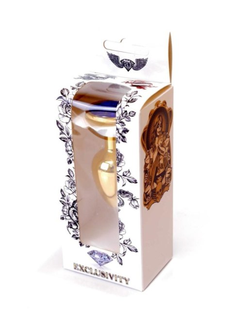 Plug-Jewellery Gold PLUG- Dark Blue B - Series HeavyFun Plug-Jewellery Gold PLUG- Dark Blue B - Series HeavyFun